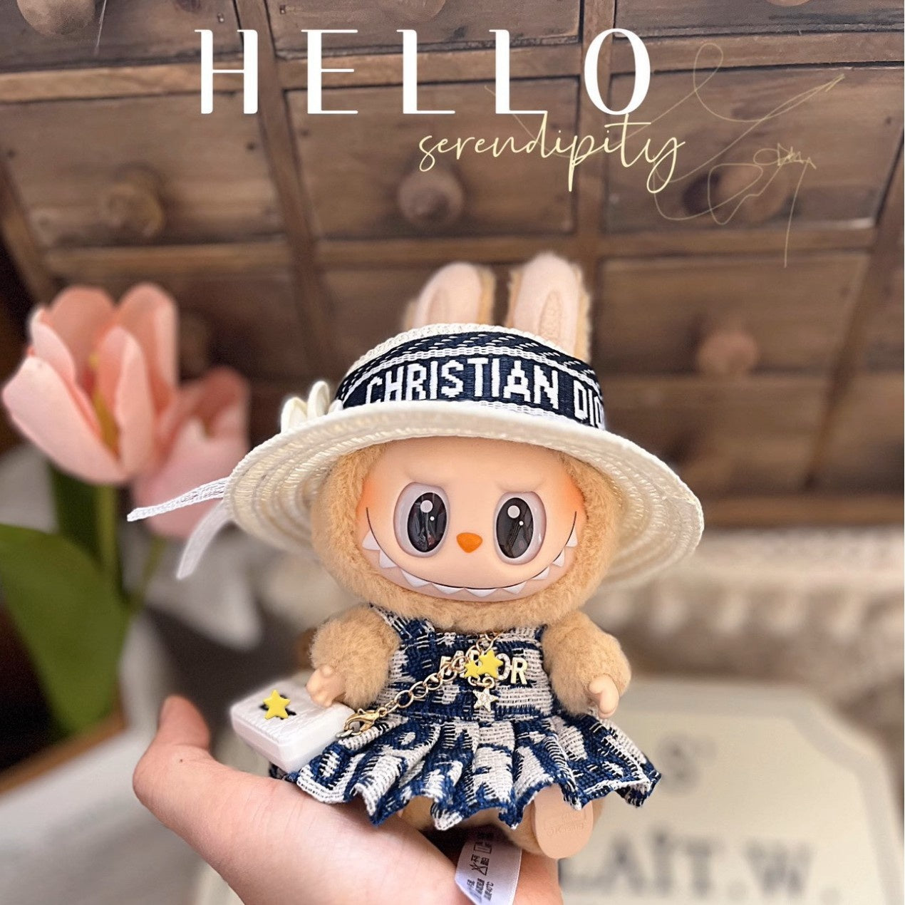 Clothing Accessories Compatible with Labubu Dolls Mario Mushroom Princess Cute