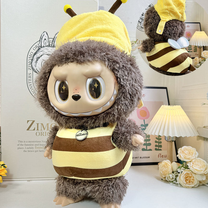Clothing with 58cm LABUBU Design ZIMOMO Doll Clothes Rubber LABUBU Plush Toy Clothing Cute