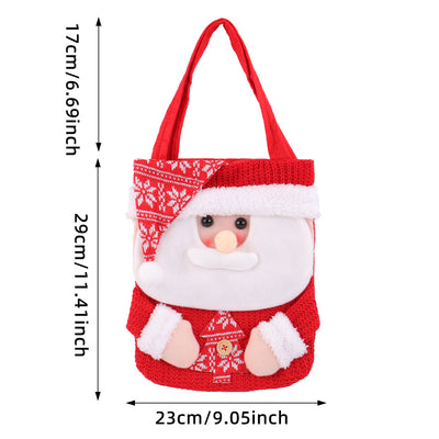 Christmas Knitted Gift Bag
