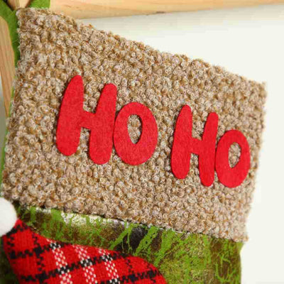 Christmas Socks, Christmas Gift Bag, Christmas Decoration Gift Bag, Christmas Elk Old Man Pendant Gift Bag