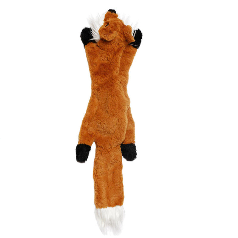 Pet Supplies Dog Simulation Animal Leather Shell Toy 45cm Pet Sound Plush Toy