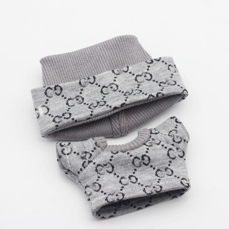 17cm Labubu First and Second Generation Blind Box 10cm Cotton Crying Doll Clothes Knitted Printed Hat