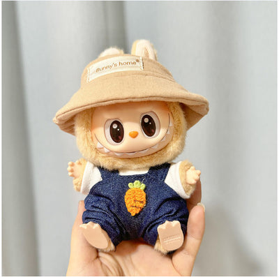 Clothing] Labubu Clothes with PVC Face Pendant, Labubu Sitting Party Series Doll Clothing