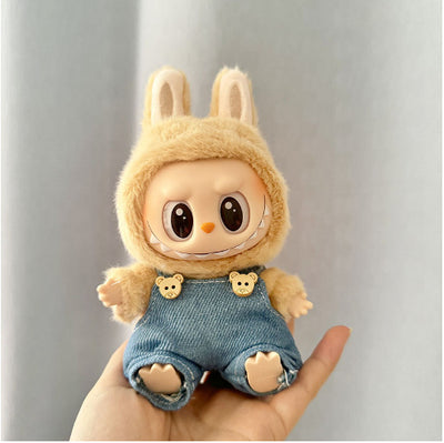 Clothing] Labubu Clothes with PVC Face Pendant, Labubu Sitting Party Series Doll Clothing