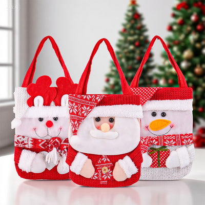Christmas Knitted Gift Bag