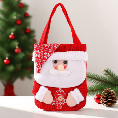 Christmas Knitted Gift Bag