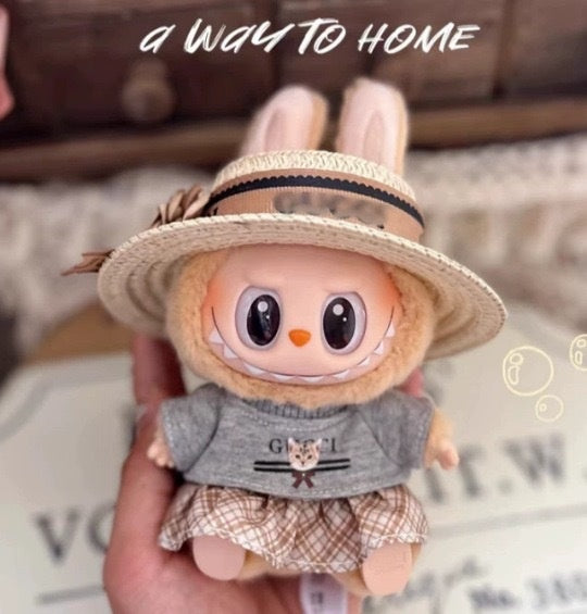 Clothing Accessories Compatible with Labubu Dolls Mario Mushroom Princess Cute