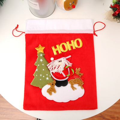 Christmas gift bag 3D Christmas gift bag Elderly gift bag Christmas packaging gift