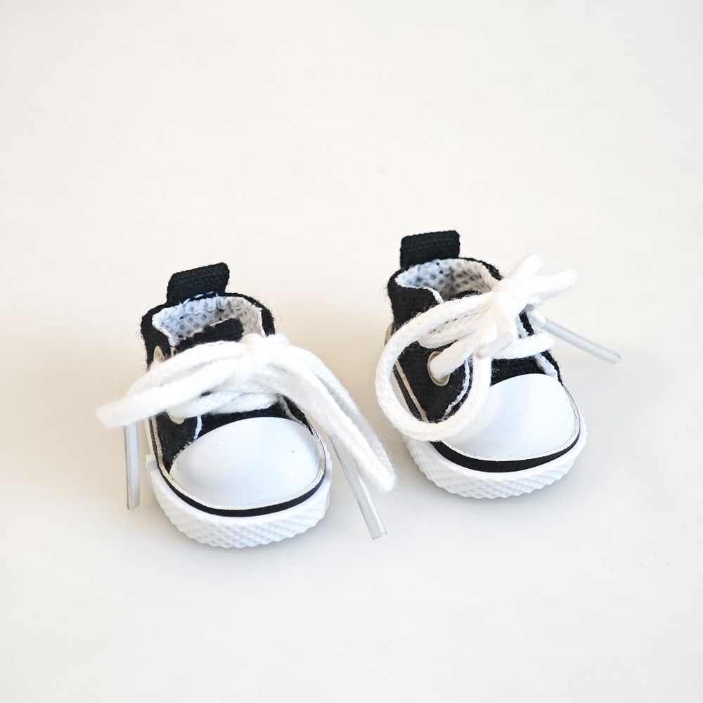 Party Shoes DIY Accessories Labubu Baby Clothes Labubu Rubber Macaron Shoes Fabric One Plush Second Generation